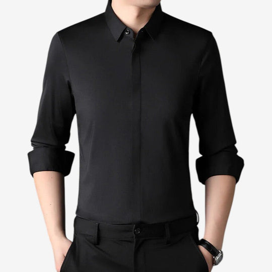 Pietro™ | Elastic, Wrinkle-Free Men's Shirt