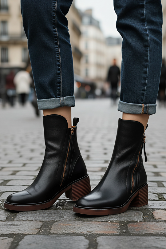 Valorine™ | Black Boots