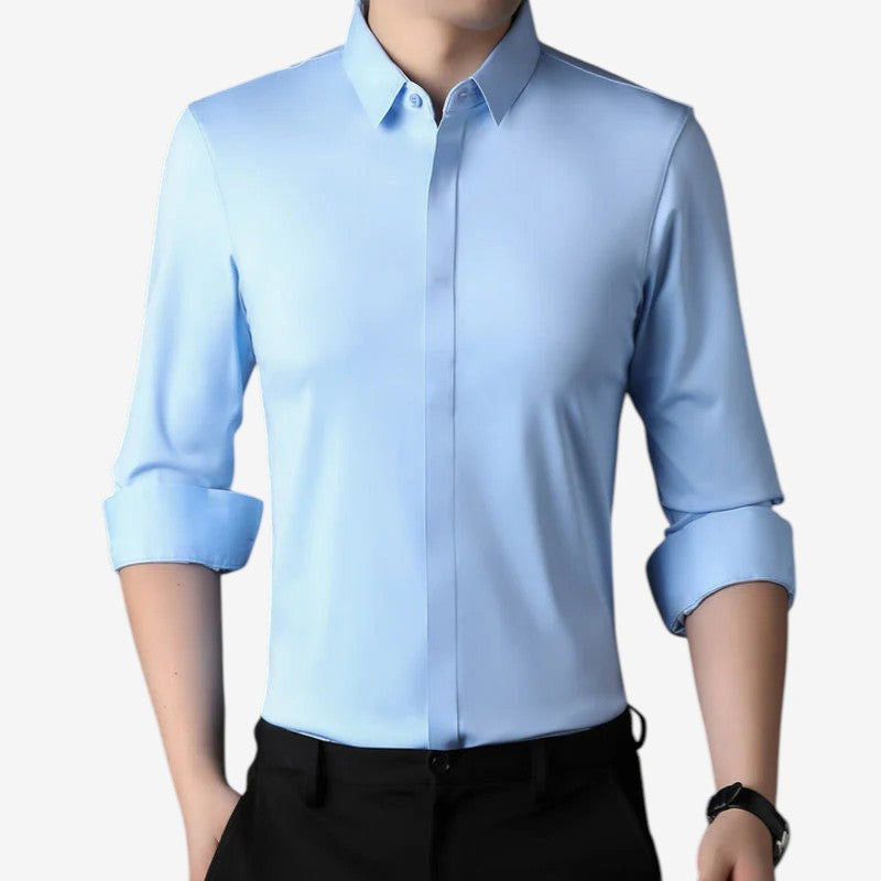 Pietro™ | Elastic, Wrinkle-Free Men's Shirt