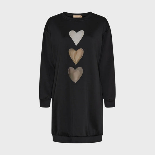 Edith – Heart Print Sweatshirt