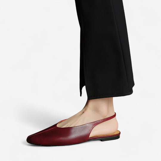Adele Genuine Leather Flats