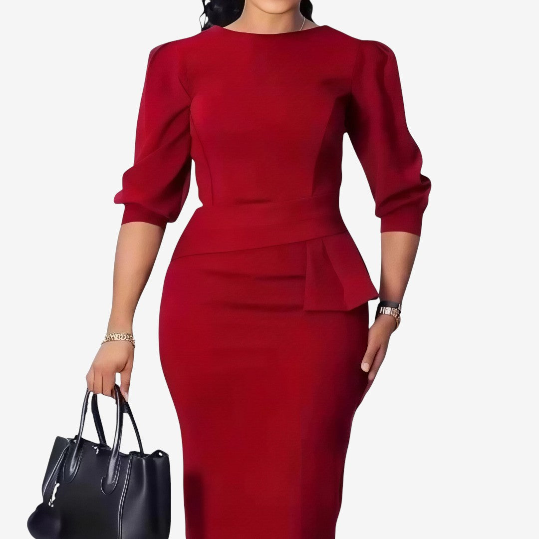 Claudine | Elegant Ruffle Dress