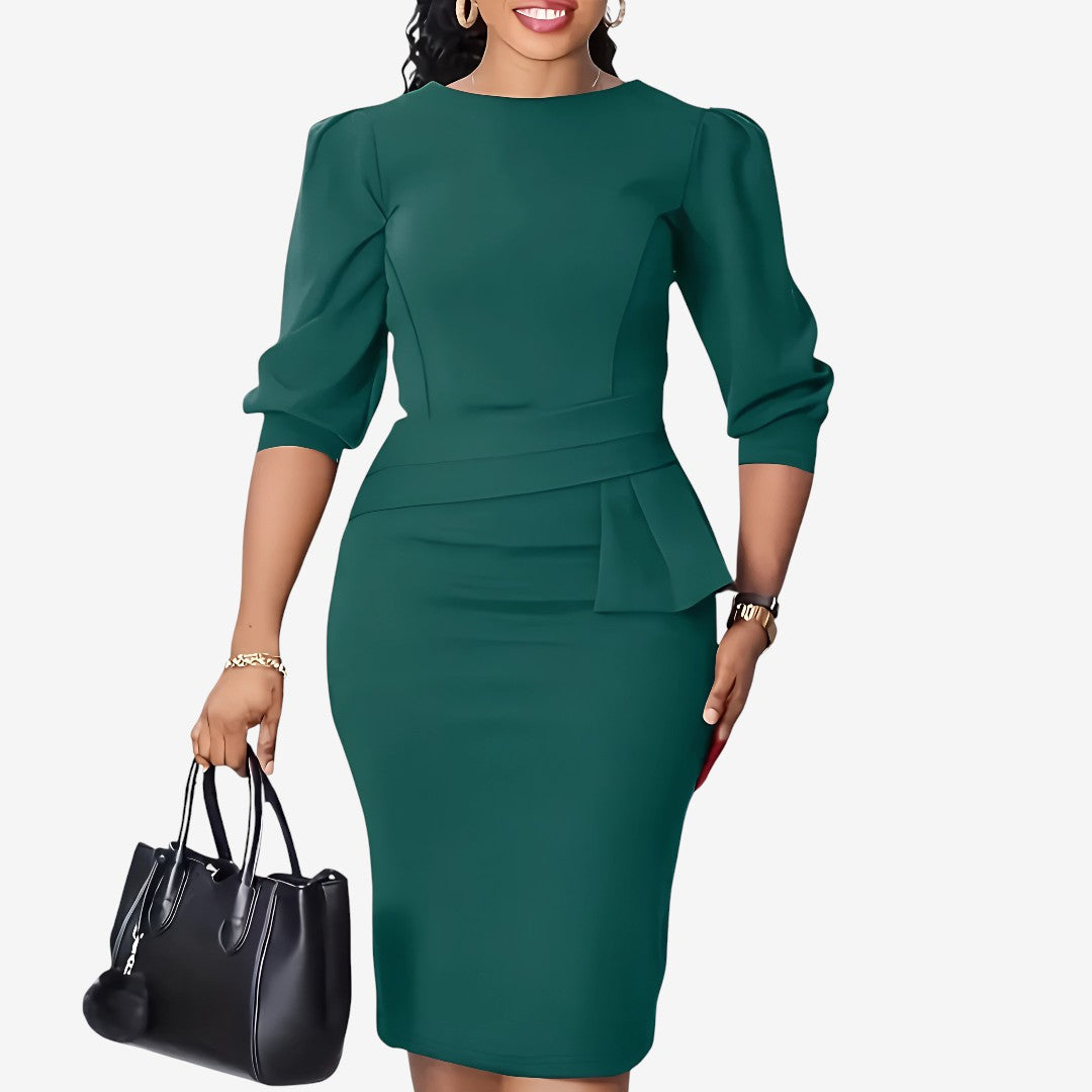 Claudine | Elegant Ruffle Dress