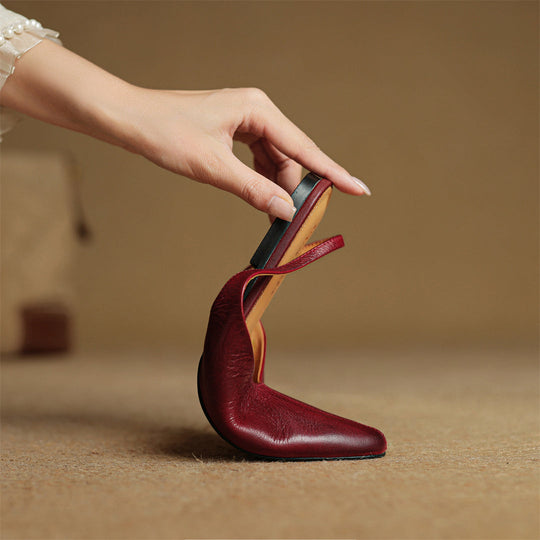 Adele Genuine Leather Flats