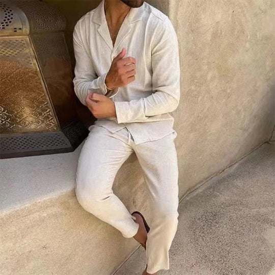 Zeus™ | Linen Summer Suit for Men