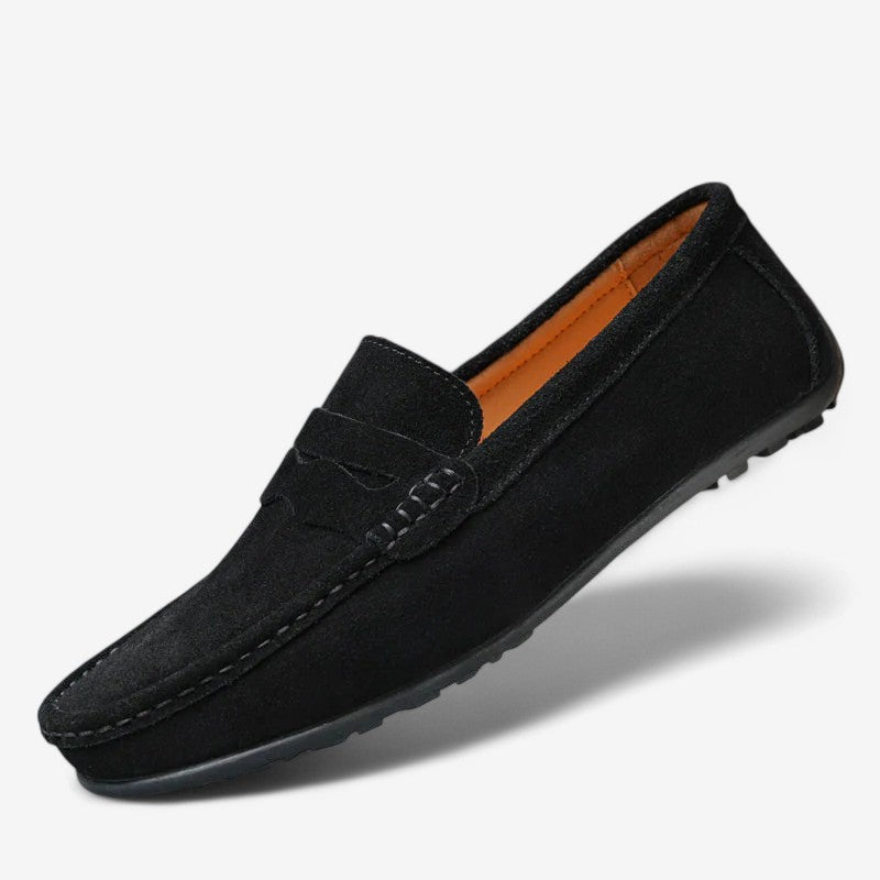 Retro Suede Men's Loafers