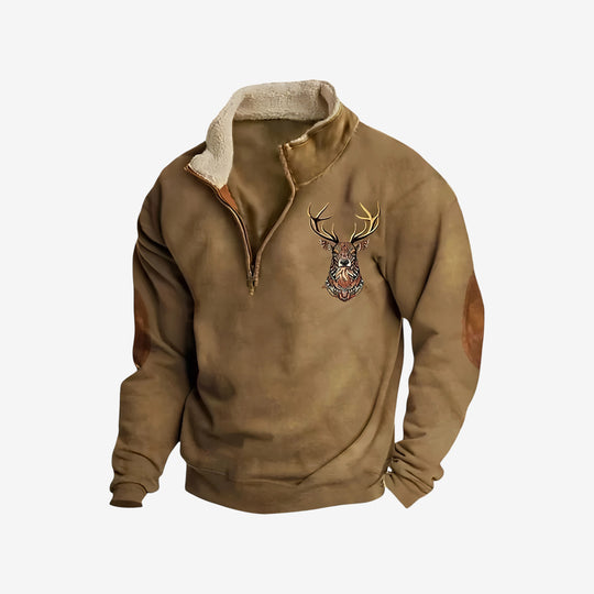 FALERN — Deer Detail Sweater