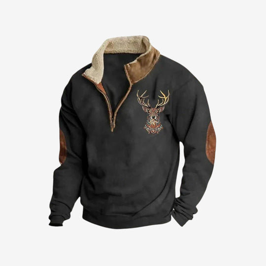 FALERN — Deer Detail Sweater