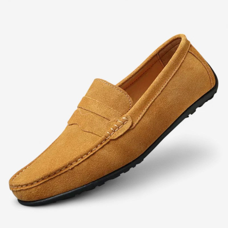 Retro Suede Men's Loafers