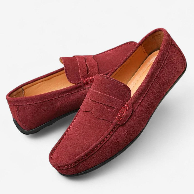 Retro Suede Men's Loafers