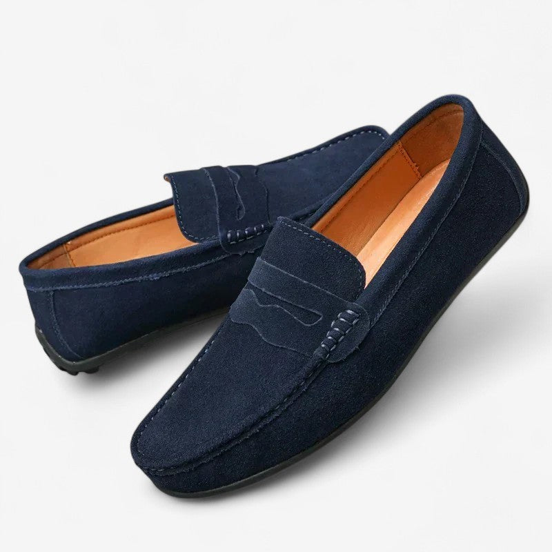 Retro Suede Men's Loafers